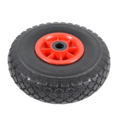 Punkteringsfritt hjul for sekketralle, designet for å håndtere tunge laster.