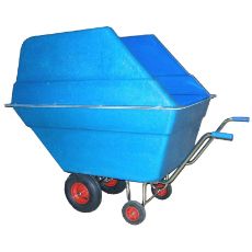 Strøvogn Fritz 510L med dobbelmontering, stor kapasitet for større laster.