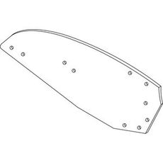 Kverneland vendeplate venstre, høykvalitativ og slitesterk for alle landbruksbehov.