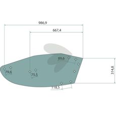 Høy vendeplate fra Kverneland, designet for holdbarhet og effektivitet.