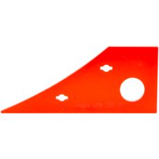 Lang venstre landside for Vogel Noot, perfekt for jordbearbeiding.