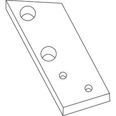 Feste for spiss høyre Øverum XL, XU, for nøyaktig tilpasning