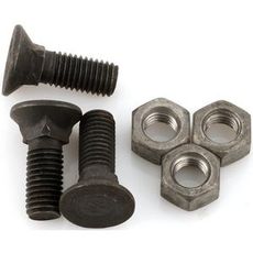 M12X35 plogbolt 4-kant i pakke med 3, ideell for tunge oppgaver.