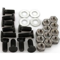 Plogbolt M12X35 med 2-nese, 9 stykker for holdbare landbruksarbeider.