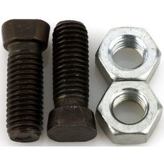 M12X45 oval plogbolt, pakke med 2, for holdbar bruk.