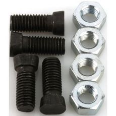 Oval plogbolt M12X34, sett med 4 stykker for effektiv montering.