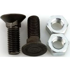 M12X35 plogbolt 4-kant, leveres i pakke med 2 for allsidig bruk.