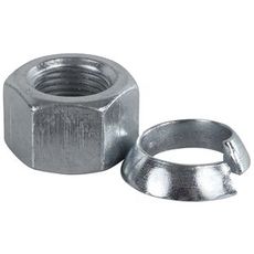 M18x1,5 mutter og skive, ideell for ulike maskinapplikasjoner.