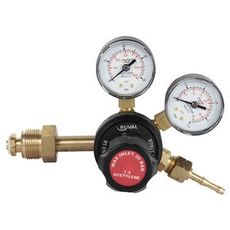 Trykkregulator for Acetylen Ryval, sikker og effektiv for gassapplikasjoner.