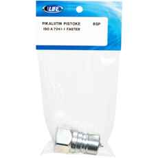 Hurtigkobling Hann 1/4" Bsp Iso A 7241-1 Faster, ideell for trykkregulerte systemer.