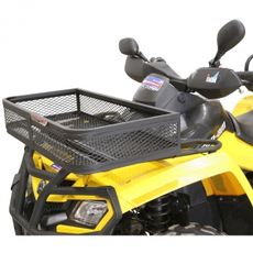 Frontmontert lastkurv for ATV, ideell for enkel tilgang til utstyr.