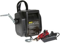 Båtspill 12V 907KG med fjernstyring, perfekt for båter og maritime applikasjoner.