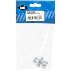 Adapter Rett BSP 1/2-3/8 Han G 1/2"-14, gir sterk tilkobling.