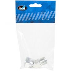 Holdbar vinkelkobling BSP 3/8 45 Inv-Utv for tilkoblinger.