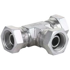 T-nippel Bsp 3/4 med fast innvendig tilkobling, pålitelig for tyngre belastninger.