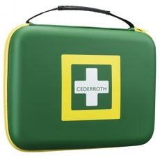 Stort førstehjelpssett, perfekt for å håndtere ulykker og skader effektivt.