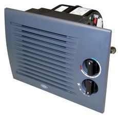 Hyttevarmer 12V med frontpanel og tre hastigheter, ideell for bruk i traktorer.