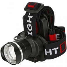 Kraftig LED hodelykt 250 lumen, perfekt for alle utendørsaktiviteter.