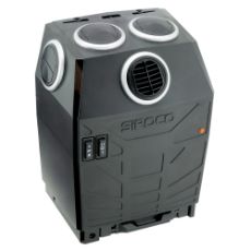 Effektiv hyttevarmer 24V, perfekt for kalde arbeidsdager.