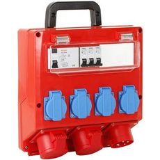 El-fordelingsboks 16A 400V, viktig komponent for trygg el-distribusjon.