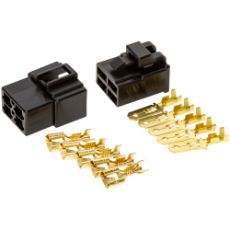 4-polig kontaktsett 12/24V, ideelt for tilkoblinger innen landbruk.