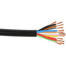 Kabel med 12 ledere, 0,75 mm² og en 1,50 mm², allsidig for ulike applikasjoner.