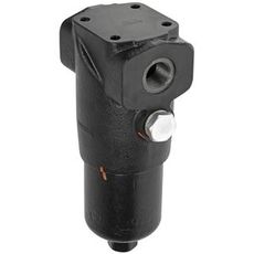 G 3/4 rørmontert hydraulikkfilter for trykk innen landbruk og bygg.