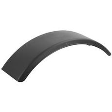 Svart støtfanger 235x860 mm, perfekt for å beskytte mot smuss og avfall.