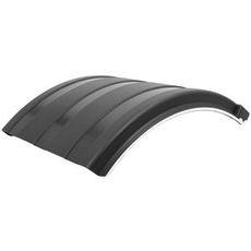 Høyre støtfanger 690X1000 mm, matt/blank svart finish for optimal beskyttelse.