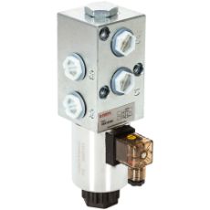 Retningsventil 6/2 12V 350Bar, kraftig løsning for tunge hydraulikksystemer.