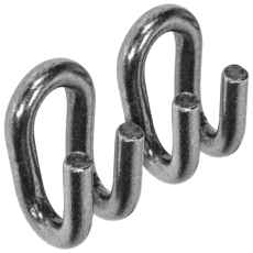 Koplingskrok 10mm for sidekjettinger, 2 stykker for effektiv bruk.