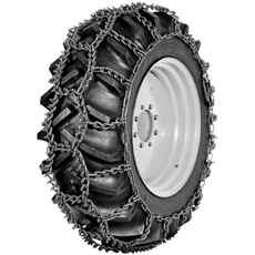 Kraftige kjettinger for Multigrip 11, egnet for dekksstørrelser 420/85-38 og 460/85-34.
