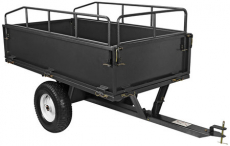 Tipphenger for gressklipper, kapasitet 200kg, praktisk og holdbar.