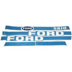 Dekalsett for Ford 5610, kvalitetsdekaler for restaurering av traktoren.