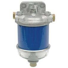 Komplett drivstoffilter i glassdesign, for maksimal synlighet og sikkerhet i drift.