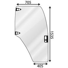 Høyt dørvindu for NH, designet for utmerket holdbarhet og passform.