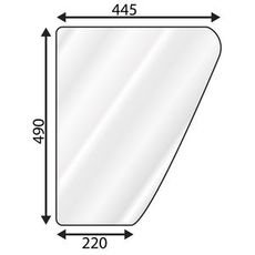 Dørrute Nedre Ford Venstre/Høyre for Q-Kabin, kvalitetssikring for din traktor.
