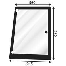 Siderute for NH traktorer, høy del, perfekt passform og kvalitet.