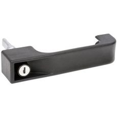 Låsbart dørhåndtak for Nh-modell, sikrer trygg bruk.