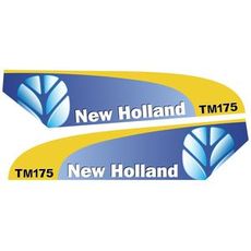 Dekalsett for NH Tm175, perfekt for å gjøre din traktor unik.