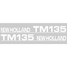 Dekalsett for NH Tm135, gir din traktor et nytt utseende.