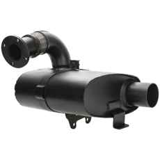 Kompatibel lyddemper for NH traktorer, effektiv støyreduksjon.