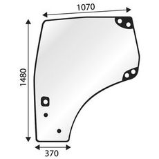 Venstre dørrute for Nh Case Tsa Mxu, gir god sikt og beskyttelse.