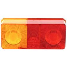 Erstatningsglass til venstre baklys for Ford og Cih traktorer.