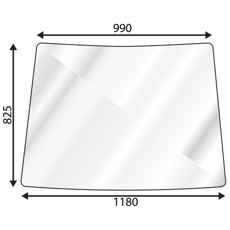 Kvalitets frontrute for Ford 2610-8830 Q-Kabin, perfekt passform og holdbarhet.
