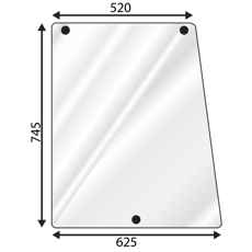 Siderute til Ford traktorer, modell 10/85, passer Mk2 og Mk3.