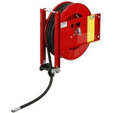 15m slangetrommel for olje/vann, maks 60 Bar, pålitelig og robust.
