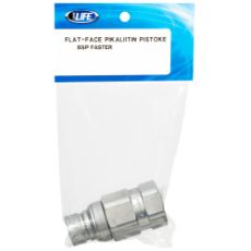 Flat-Face 1/4" hann hurtigkobling for effektiv væsketransport.