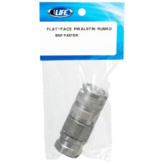 3/8" hunn Flat-Face hurtigkobling for effektivitet i arbeidet.