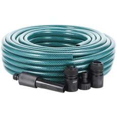 Hageslangeserie, 20 meter med 1/2" kobling, praktisk vanning.